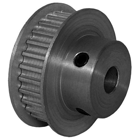 B B MANUFACTURING 28-3M06M6FA6, Timing Pulley, Aluminum, Clear Anodized,  28-3M06M6FA6